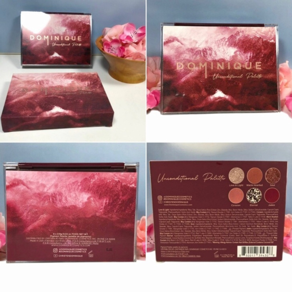 Dominique Unconditional Eyeshadow Palette 5.4g Total *BRAND NEW in box - Picture 13 of 14